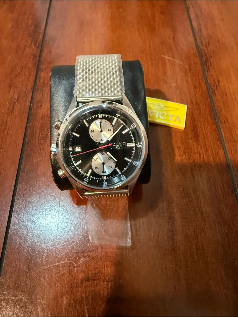 Men's Black Chronograph Watch - 2 Subdials